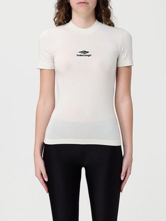 Balenciaga Top in cotone con logo Balenciaga