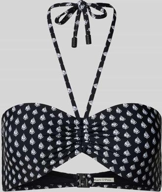 Marc O'Polo Bikini-Oberteil mit Neckholder in Black, Gr&ouml;&szlig;e XL