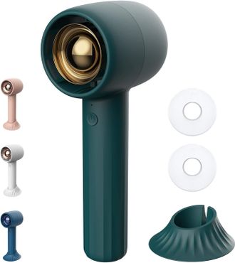 OEM Ventilador Port&aacute;til Recargable Con Funci&oacute;n De Aromaterapia, 3 Velocidades Ajustables, Ideal Para Viajes Y Maquillaje, Color Verde