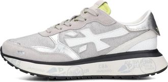 Premiata Grijze Lage Sneakers Lauryn - Dames - Sneakers - Grijs - 38 EU - Wol - Schoenen