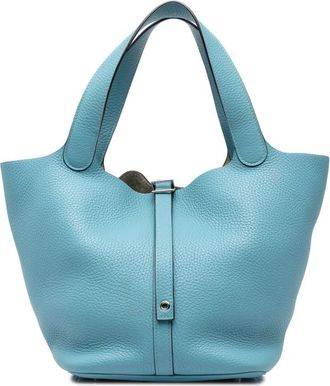 Herm&egrave;s Pre-owned Hermes Clemence Picotin Lock 18 Satchel Ladies XISFWL44017DQS6V