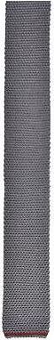 Brunello Cucinelli Brunello Cucinelli Mens Knitted Tie - Grey Silk - One Size
