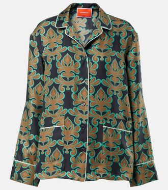 La DoubleJ Herald printed silk shirt