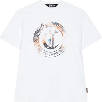 Just Cavalli T-shirt con grafica - Bianco