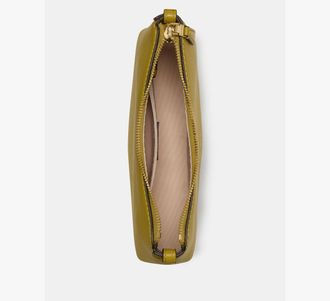 Kate Spade New York Womens Loop Crossbody Bag in Green | Pebble Leather