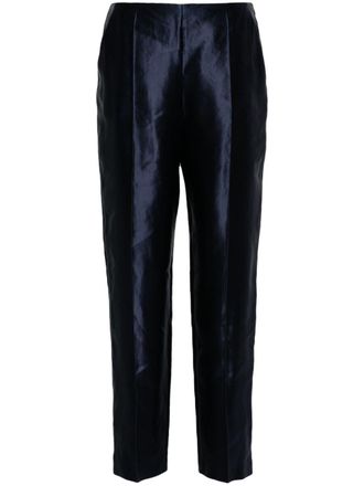 Giorgio Armani Pantaloni con dettaglio cuciture - Blu