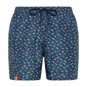 Sun 68 Ba&ntilde;ador con estampado de dinosaurios - Swimwear - Hombre - Azul - S