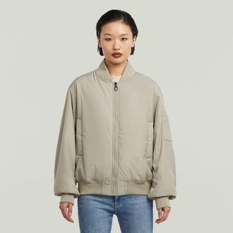 G-Star Bomberjack Gewatteerd - Beige - Dames