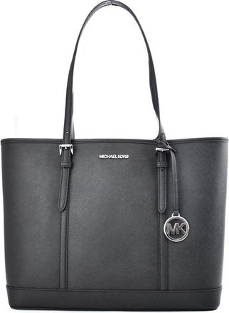 Michael Kors Black Leather Tote Womens Bag