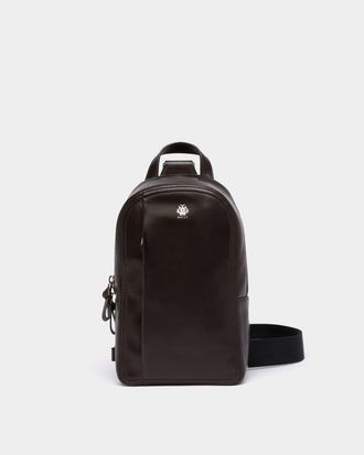 Bally Ray Sling Bag in Leather in Brown at Nordstrom