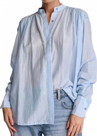 Sundays Alfie Button-Up Shirt In Sky Blue