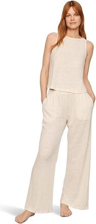 Eberjey Organic Linen Pants Womens Pajama Ivory : XL