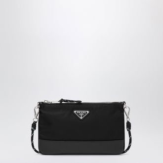 Prada Speedrock smartphone holder in black Re-Nylon