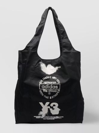 Yohji Yamamoto logo print tote bag