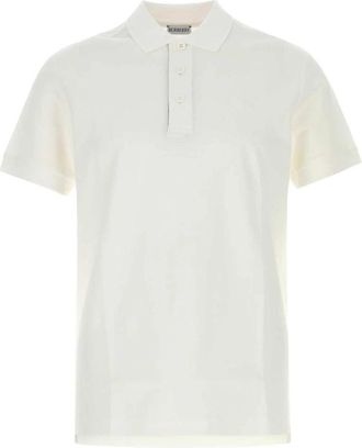 Burberry EKD Poloshirt - Heren - Polos - Wit - S - Katoen - Tops