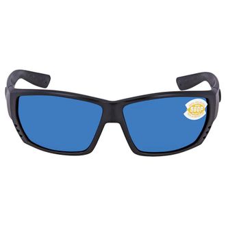 Costa TUNA ALLEY Blue Mirror Polarized Polycarbonate Rectangular Mens Sunglasses 6S9009 900904 62