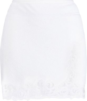 Alexander Wang corded-lace high-waist skirt - women - Cotton/Polyester/Silk - 4 - White