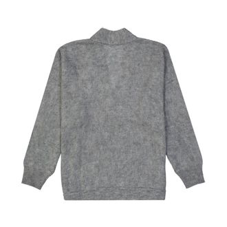 Brunello Cucinelli Womens Gray Wool Sweatshirt Clothing