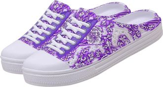 UPKOCH Non-Slip Hollowed-Out Beach Shoes for Women Lightweight EVA Sandals Summer Pool Slippers with Supple Soles for Garden Beach and Indoor Use Purple