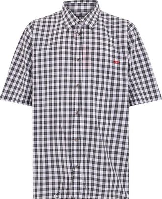 Diesel Gingham-print overhemd met korte mouwen - Heren - Overhemden - Veelkleurig - Maat: 2XL Katoen