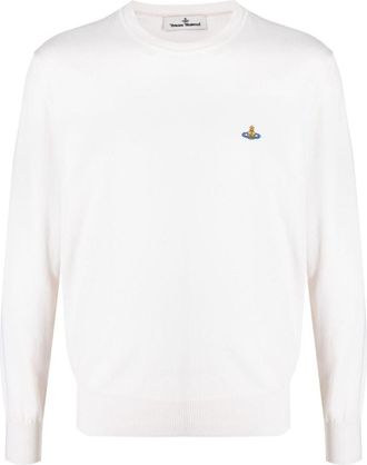Vivienne Westwood Off White Logo Detail Jumper