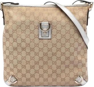Gucci Pre-owned Cross Body Bags, female, Beige, Size: ONE SIZE Pre-owned The Abbey crossbody bag