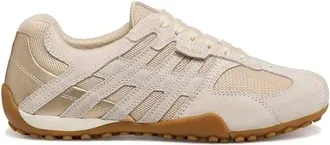 Geox Snake Original - Dames - Sneakers - Beige - 36 EU - Leer - Schoenen