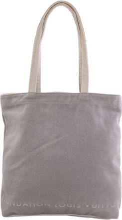 Louis Vuitton Gray Cotton Tote Bag (Pre-Owned)