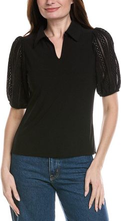 CeCe by Cynthia Steffe Cece Puff Sleeve Keyhole Top