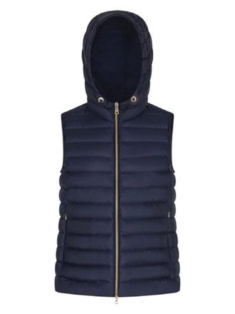 Geox Jaysen gilet - women - Polyester/Wool - 44 - Blue