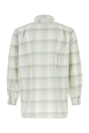 Nanam&iacute;ca Unisex Embroidered Cotton Blend Oversize Shirt Lightkhaki Exterior: Polyester Camicie