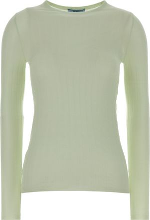 Prada Womens Girocollo - Yellow Cashmere - Size EU 32 (Womens)