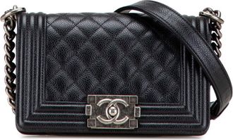 Chanel Matelasse Grained Calfskin Shoulder Bag (Pre-Owned)