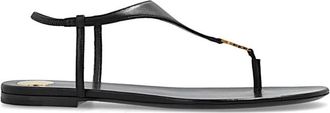 Saint Laurent Sandalo - Dames - Sandalen - Zwart - 36 EU - Schoenen