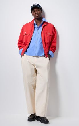 Le 31 Mens Harrington crimson jacket Imported from Seoul