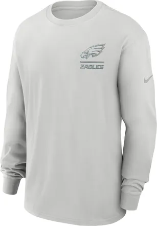 Nike Philadelphia Eagles Essential Heavy Max90 Nike Mens NFL Long-Sleeve T-Shirt in Grey | 01CW0BB86-M1E