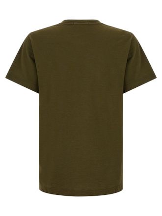 Stone Island Flamed Cotton T-Shirt - Green