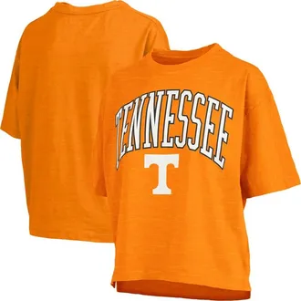 Pressbox Womens Pressbox Tennessee Orange Tennessee Volunteers Nelson Arch Over Logo Waist Length Oversized Slub T-Shirt at Nordstrom, Size X-Large