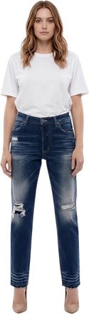 Dsquared2 Dark Blue High Rise Jeans
