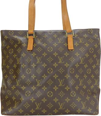 Louis Vuitton Brown Monogram Leather Tote Bag (Pre-Owned)