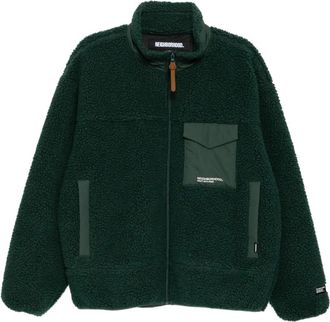 Neighborhood Giacca con logo ricamato - Verde