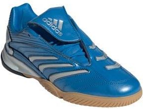 adidas Gender Inclusive Predator Sala Soccer Sneaker in Metallic Blue/Silver/Gum at Nordstrom Rack, Size 7.5