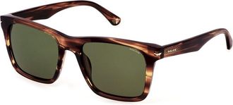 Police SPLN35 CHAMP 9 09N3 Mens Sunglasses Brown Size 53