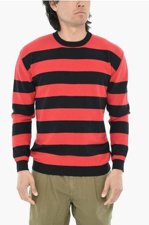 Woolrich Lightweight Cotton Striped Crew-Neck Top size L