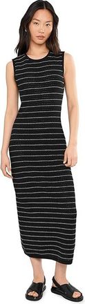 Varley Beesley Stitch Knit Midi Dress Womens Dress Black : XXS, Cotton