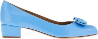 Ferragamo Vara 22 Ladies Little Boy Blue Heels, US Size 5
