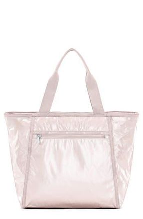 LeSportsac Shine Classic Nylon Tote in Rose Gold Shine at Nordstrom Rack