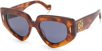 Loewe Lw 40155I 53V Zonnebrillen - Dames - Zonnebrillen - Bruin - 51 MM - Accessoires