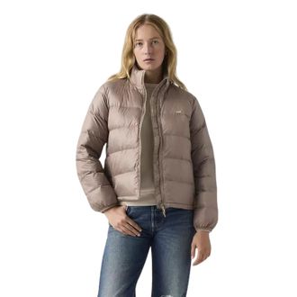 Levi's Softshell-jas voor dames met Caviar-logo (Taupe Grijs)