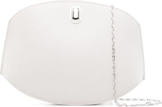 Savette Tondo clutch bag - women - Calf Leather/Calf Leather - OS - White